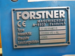 Линия поперечного реза Forstner VE1250HFA-MEZ-70 (раскатка)