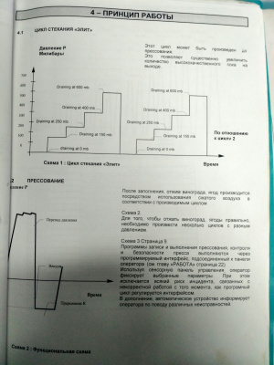 Пневматический пресс для отжима ягод или дробленой фруктовой массы Pera PE 50