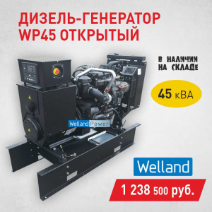 Дизель генератор WP45 открытый