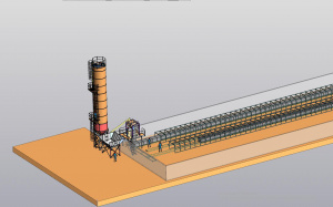 Линия производства газобетона (20м3-200м3)