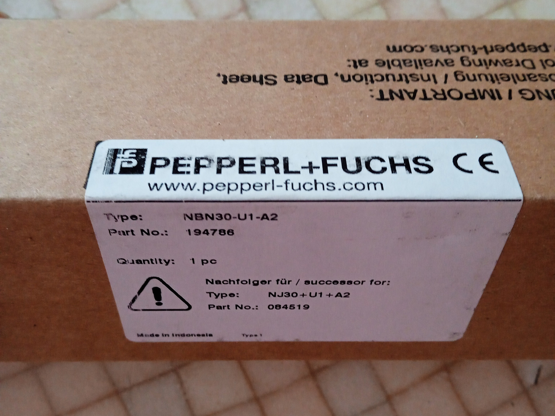 Индуктивный датчик Pepperl Fuchs NBN30-U1-A2 купить в Брянске - Биржа ...