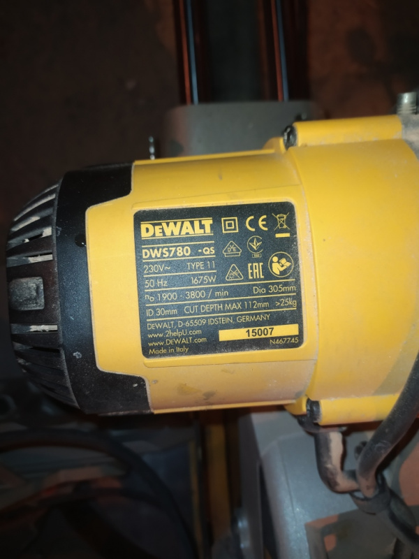  пила DeWALT DWS780 Б/У - Биржа оборудования ProСтанки