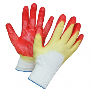 Линия нанесения латекса на рабочие перчатки