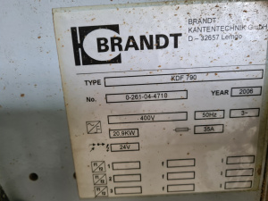 Кромкооблицовочный станок "полный фарш" Brandt KDF 790