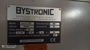 Установка лазерной резки металла Bystronic 3015, 3 кВт