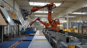 Робот промышленный ABB (швеция) на треке-6000мм