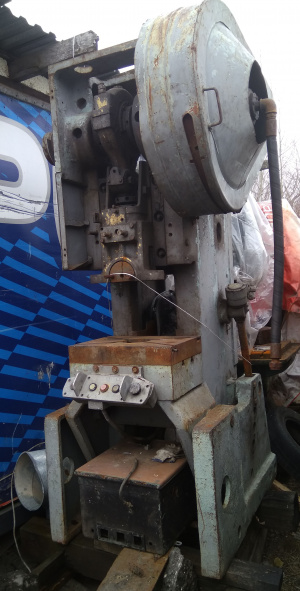 кривошипный пресс 40 тн под ремонт, под восстановление