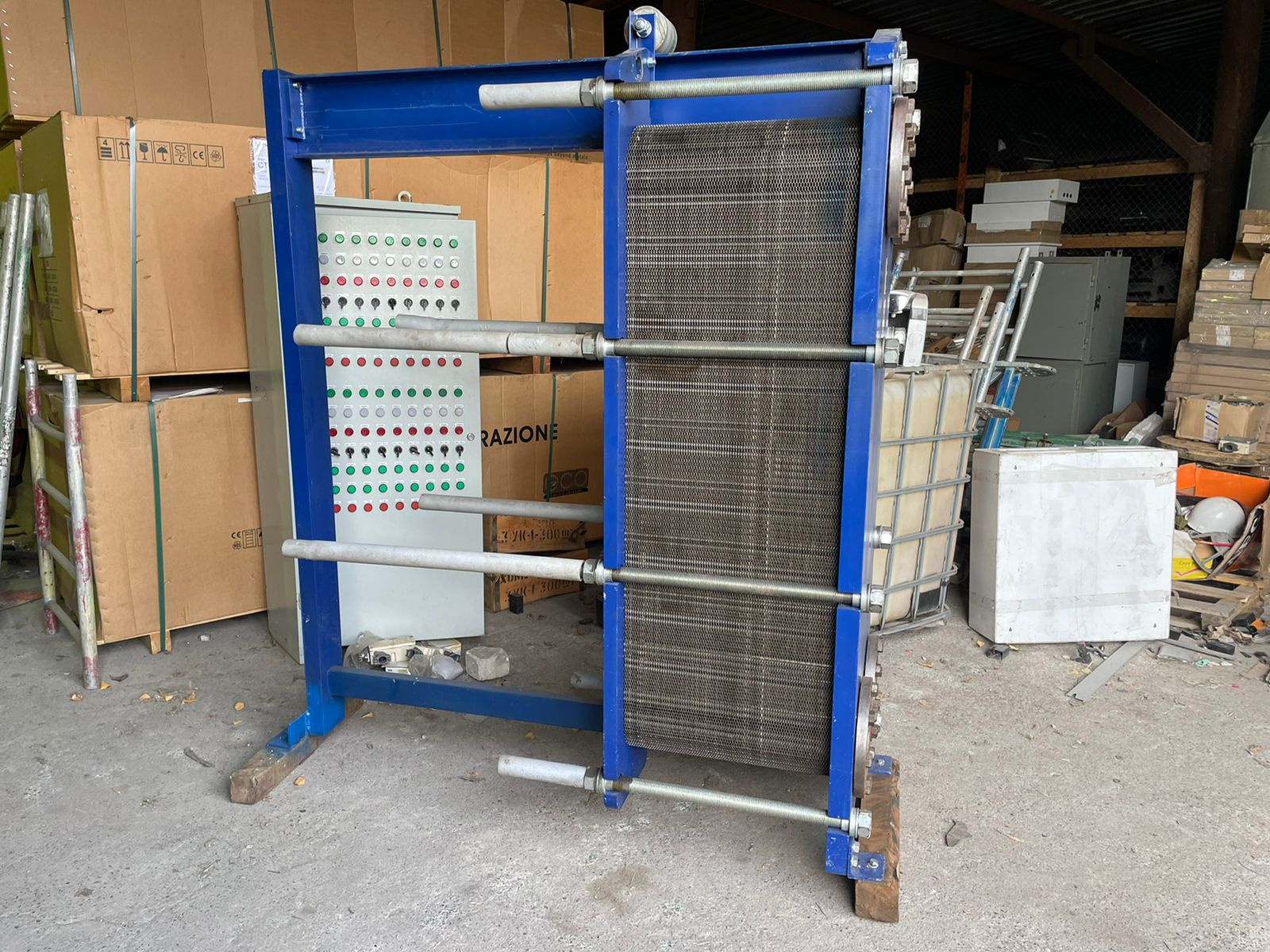 Пластинчатый теплообменник Ридан нн №62 О-16 купить Б/У в Нижнем ...