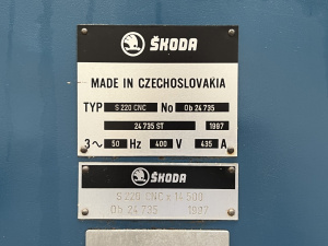 Токарный станок с ЧПУ SKODA - SR3 - 220 CNC