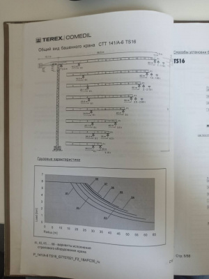 Башенный кран Terex Comedil CTT 141/A-6 TS16