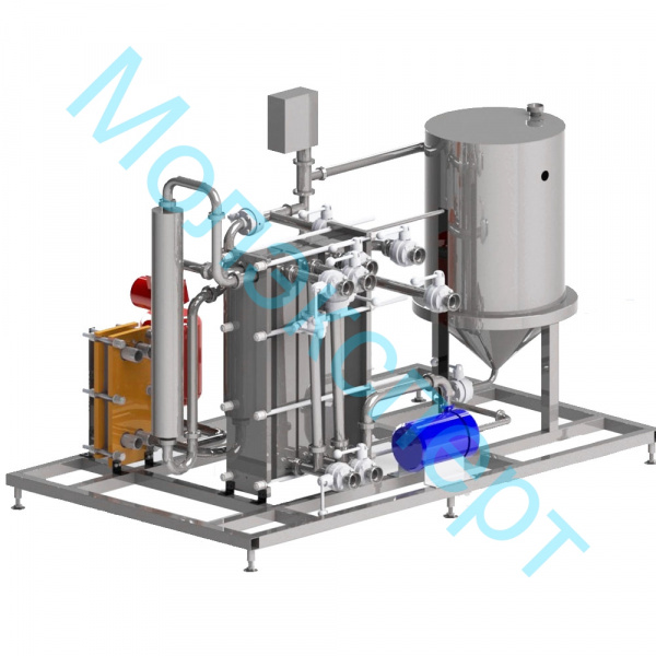 Модульная пастеризационно-охладительная установка МПОУ-1000 (72±2/94±2 °С с выдержкой 15 сек) Молэксперт