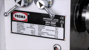 SPA-500P универсальный токарный станок Proma
