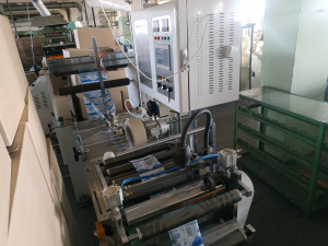 Высокоскоростная складывающе- сварная машина для слив этикетки PVC/PET LMB 350A