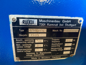 Гильотина для резки шпона Ruckle MSmashinenbau Gmbh AFMR 22L