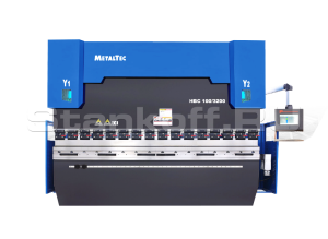 Синхронизированный гидравлический листогиб с ЧПУ HBC 110/3100 4 axis