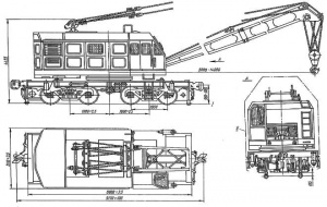 Железнодорожный кран