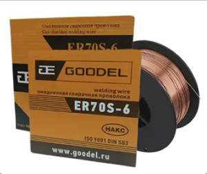 Сварочная проволока GOODEL ER70S-6, 0.8 мм, омедненная, 5 кг