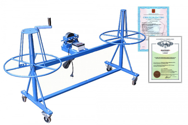 Станок для перемотки кабеля УНК-30М с ИДМ-65