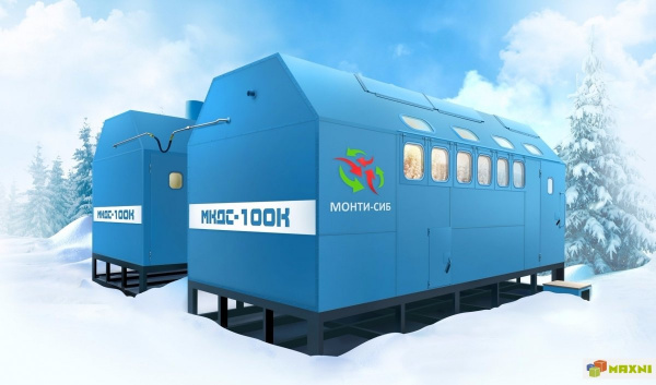 Мобильная кислородная станция МКДС-100К (РФ, г. Омск)