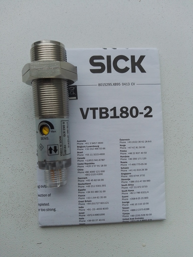 VTB180-2P42412 Фотоэлектрический датчик Sick купить в Курске по цене 5 ...