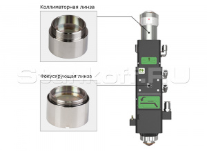 Оригинальная фокусирующая линза D28 F150 FLA28150 Raytools для оптоволоконных лазеров