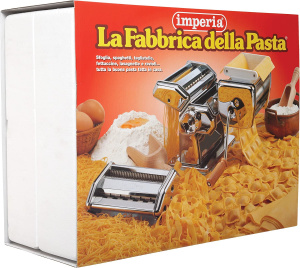Набор для производства равиоли и лапши Imperia la Monferrina Classic 501 Fabbrica della Pasta, лапшерезка - тестораскатка, пельменница