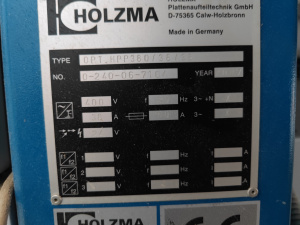 Раскроечный центр с чпу Holzma HPP 380/38/38