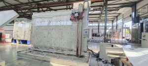 Пила для резки противопожарного стекла и триплекса, камня и мрамора