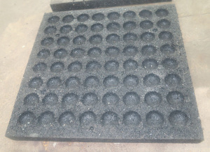 Пресс для производства резиновой плитки