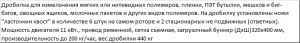 Дробилка для полипропиленовых мешков и целлофана