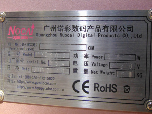 Nocai NC-DX0609 2016 планшетный УФ принтер