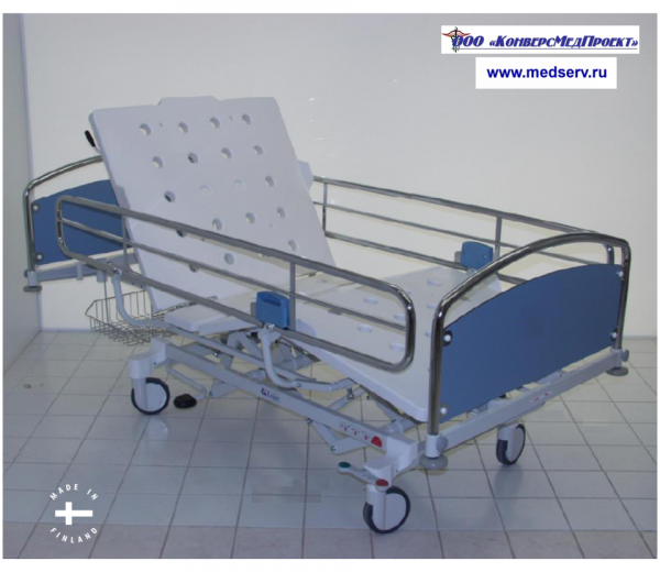 Медицинская функциональная кровать Salli H производства Lojer Oy, Финляндия