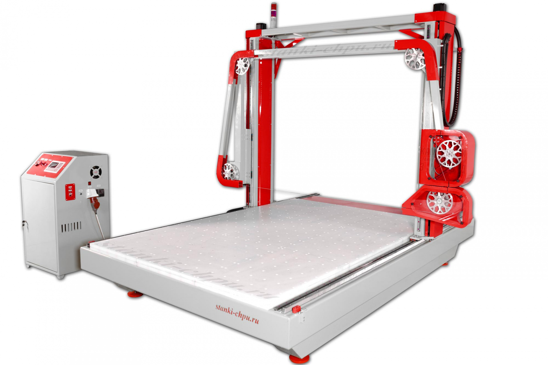 Станок ЧПУ для резки пенопласта и поролона с абразивной струной ...