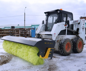 Щетка поворотная на мини-погрузчик Komatsu (Комацу) CK35