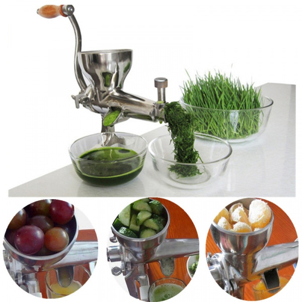 Соковыжималка ручная шнековая AKITAJP wheatgrass juicer manual SS сок ...