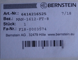 Датчик магнитный приближения BERNSTEIN MAN-1612-FT-8 (641.4216.525)