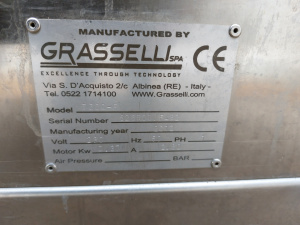 Шкуросъемная машина для рыбы Grasselli T300F