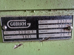 Gubisch 230-1 станок четырехсторонний