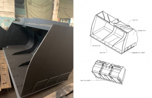 Ковш для легких материалов для HITACHI ZW180/290