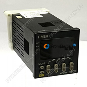 H5CX-A-100-240VAC Цифровой таймер серии H5CX, напр. питания 100-240AC, входной сигнал: старт, останов, сброс, уавляющий выход SPDT, 5 A при