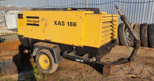 Компрессор Atlas Copco XAS 186, 2004г.в, 2473м.т.ч. Состояние отличное