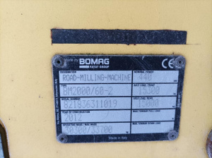 Дорожная фреза BOMAG BM 2000/60-2