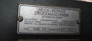 HEIDELBERG Speedmaster VP102