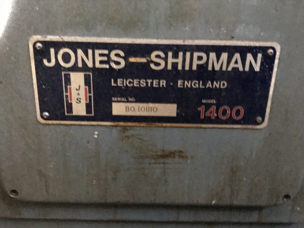 Плоскошлифовальный станок Jones-Shipman 1400