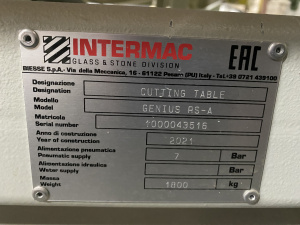 Стол раскроя стекла intermac