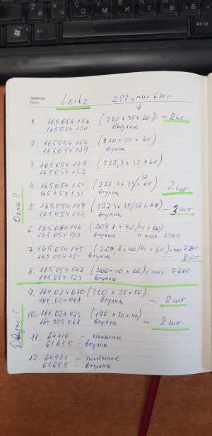 Фрезы Leitz оконные и дверные
