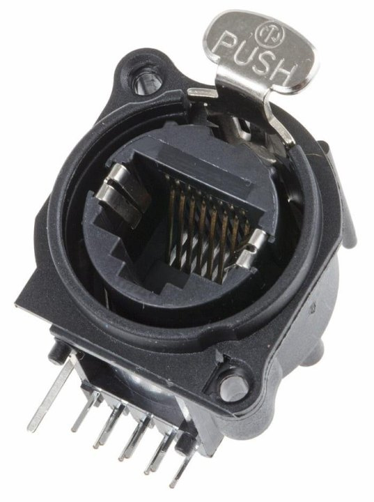 Neutrik NE8FAH-C5 Разъем RJ45 Панельный купить в Курске по цене 500 руб ...