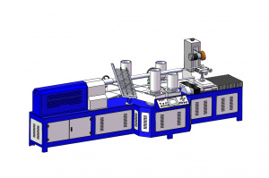 Станок для производства бумажных труб (тубусов, втулок) с ЧПУ JY-HS200