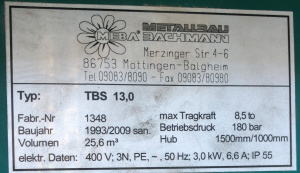Ванна для антисептирования древесины MEBA TBS 13,0 (Германия)