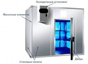Холодильная камера для хранения и заморозки ягод